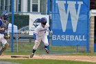 Baseball vs CGA  Wheaton College Baseball vs Coast Guard Academy during game one of the NEWMAC semi-finals playoffs. - (Photo by Keith Nordstrom) : Wheaton, baseball, NEWMAC